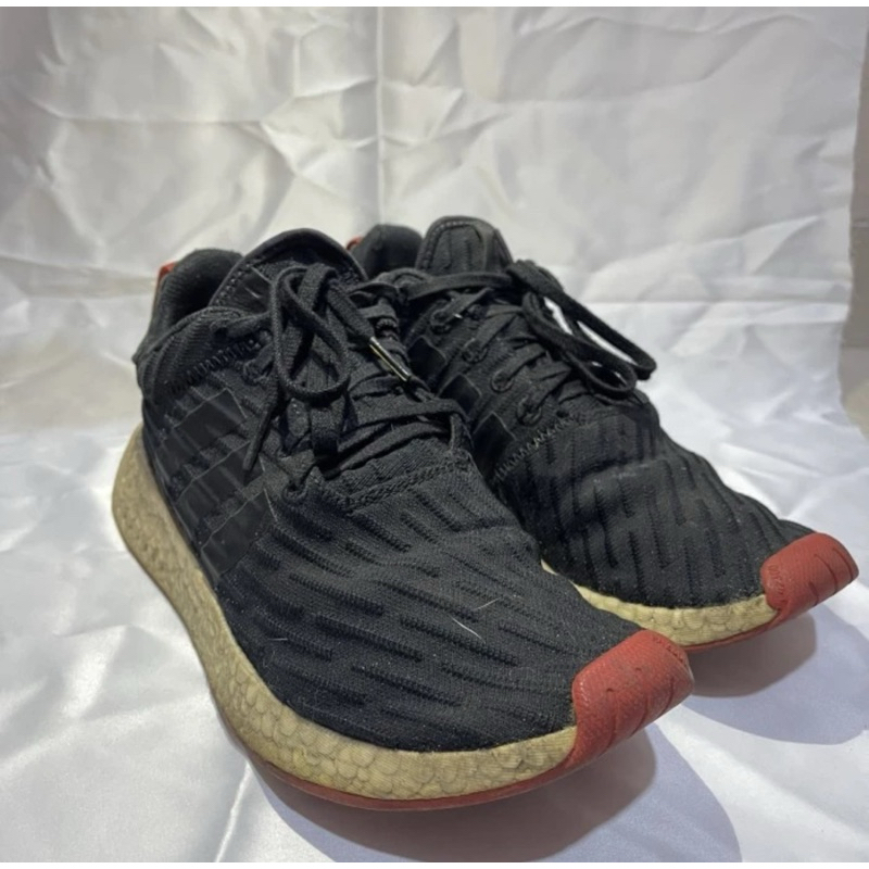 Adidas NMD R2 PK Black Red Original 100%