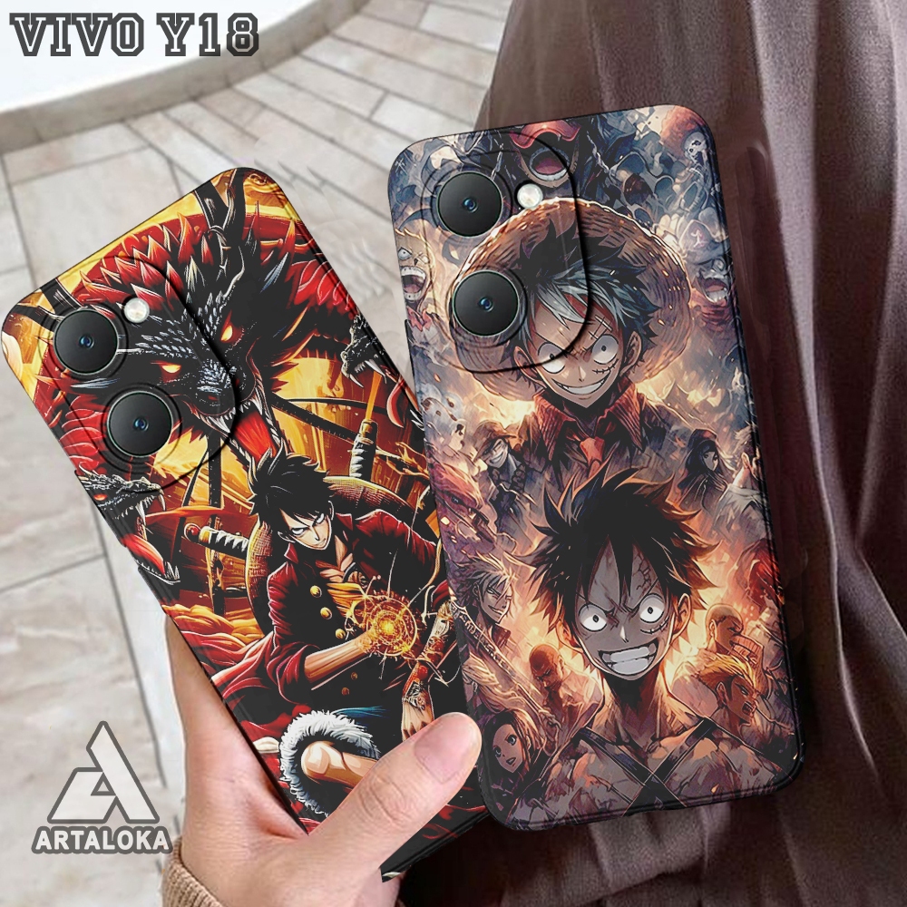 Softcase Hp VIVO Y18 2024/Y03/Y12/Y12S/Y28/Y21S/Y33S Motif Anime Kekinian - Case Hp - Case Vivo - Ca