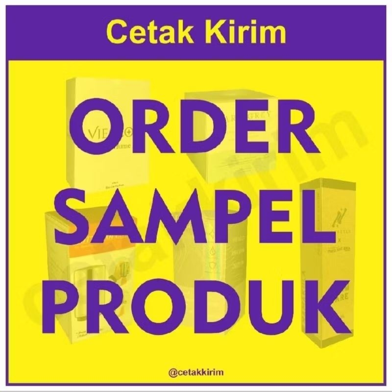 

Order Sampel Produk