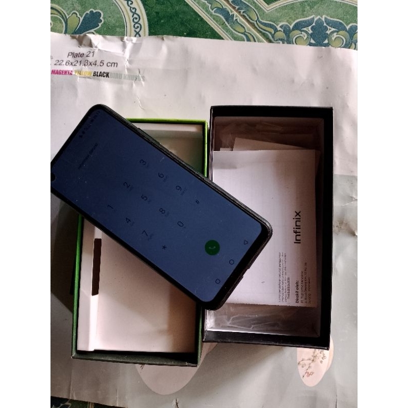 Hp Second Infinix Note 7 lite fullset, ram 4/128