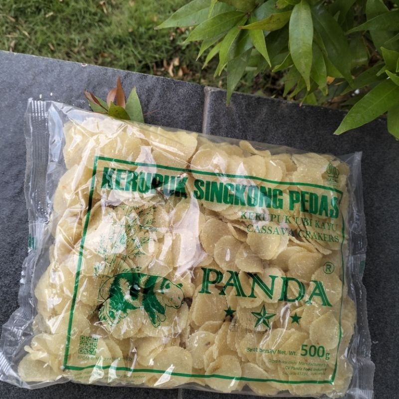 

PANDA Kerupuk Ceriping Singkong Pedas 500gr