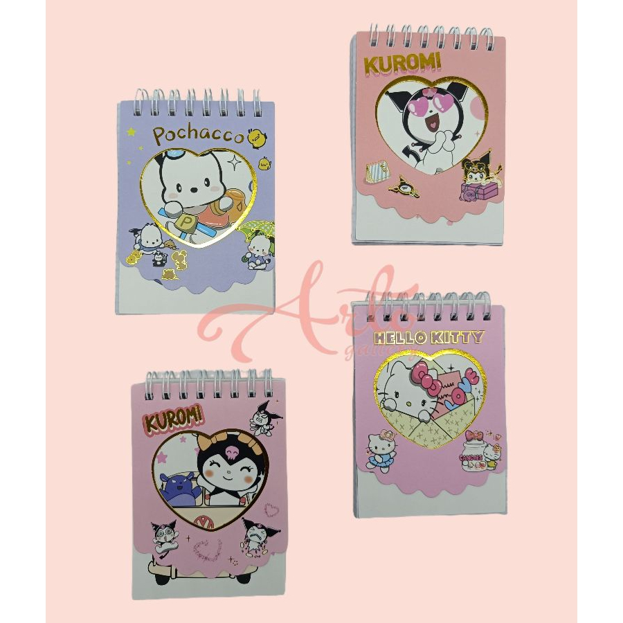 

[PREMIUM] BUKU NOTEBOOK BERMOTIF FLIP UP 3D MOTIF SANRIO / STANDING NOTEBOOK / NOTEBOOK LUCU