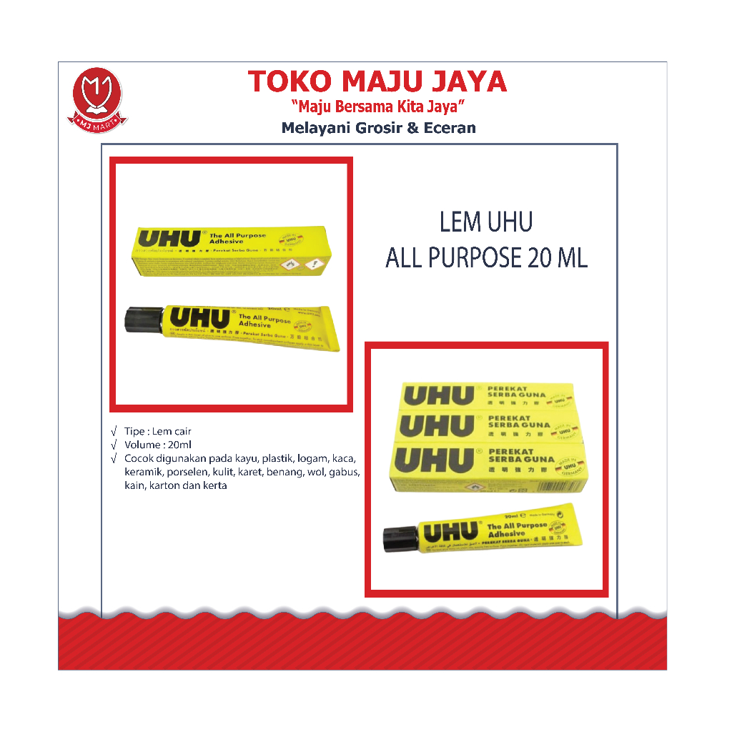 

LEM UHU ALL PURPOSE 20 ML