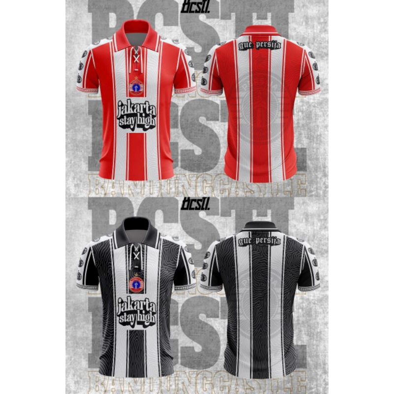 JERSEY PERSIJA / JAKARTA STAY HIGH / RETRO VINTAGE