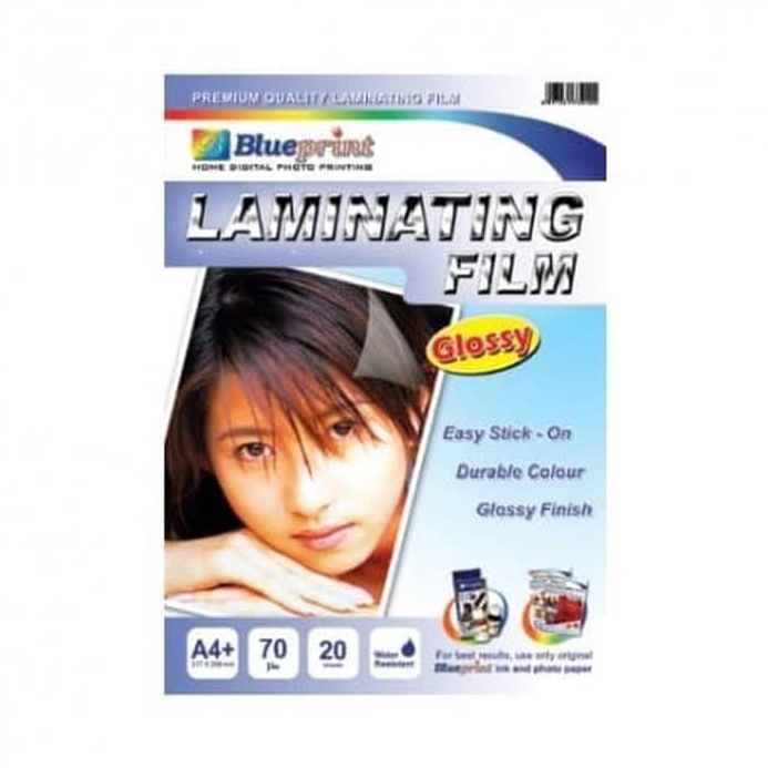 

KODE L33E Kertas Laminasi Laminasi Glossy Photo Paper Film BLUEPRINT A4