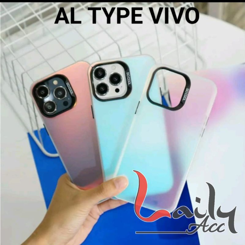 Case Imd Glosy Pelangi Al Type Vivo Y21 Y30 Y20 Y03 Y100 Y17 Y18 Y22 Y35 Hardcase