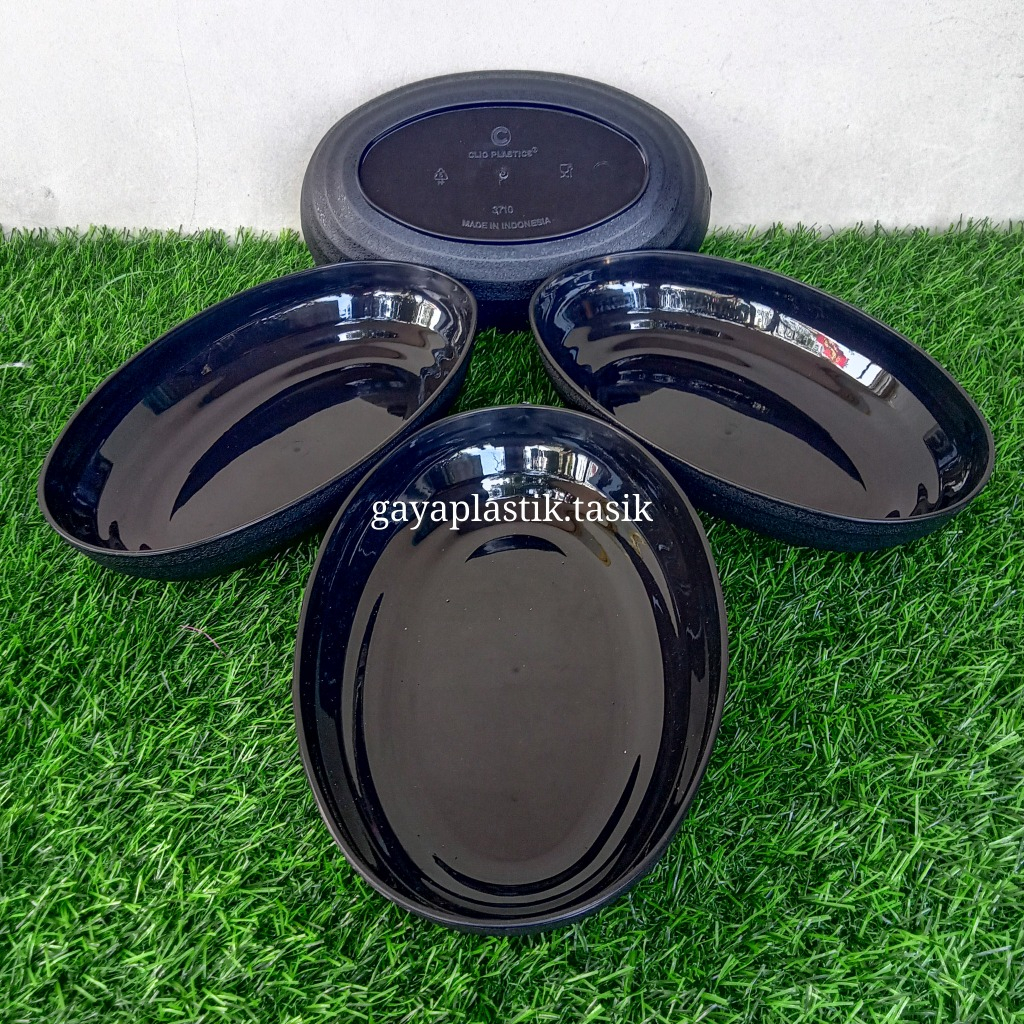 3 - 12 Pcs Lodor Japan Warna Hitam Piring Saji Panjang Lodor Hitam Tempat Sajian Makanan Seri Jepang