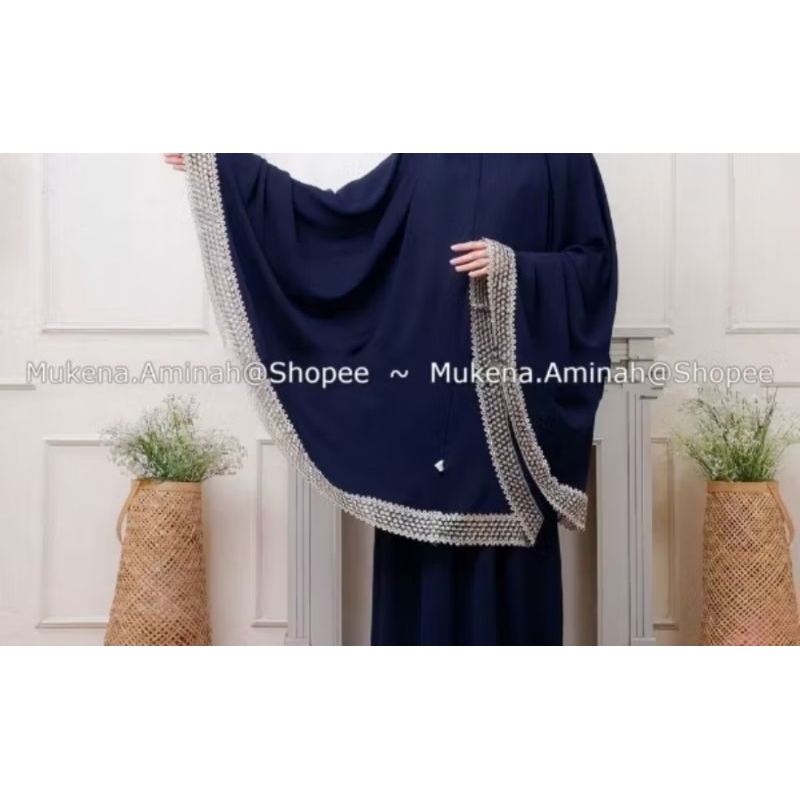 Mukena Aminah dewasa crinkle airflow