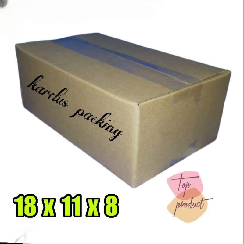 

kardus packing UK 18x11x8 kardus kecil kardus polos