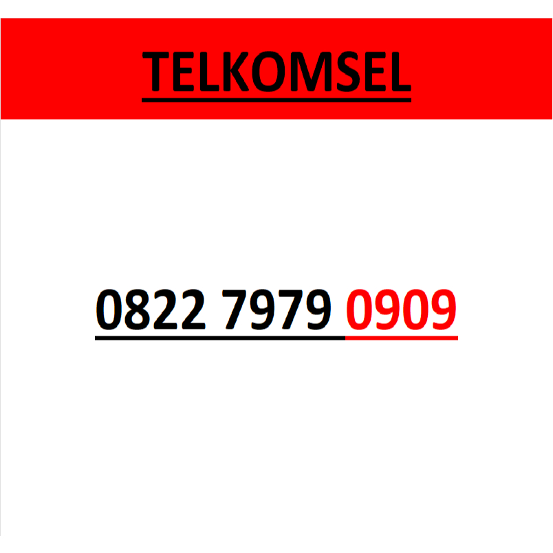 Nomor cantik telkomsel simpati seri abab 0909 murah lengkap w4000