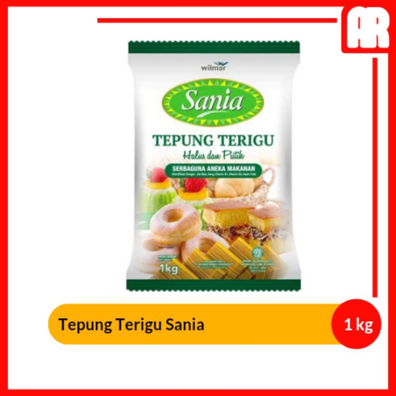 

Tepung Terigu Sania 1kg | AR Ostore