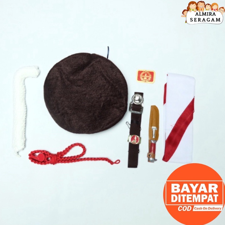 

KODE C62W Alat Perlengkapan Pramuka Cowok Lengkap Sekolah SD