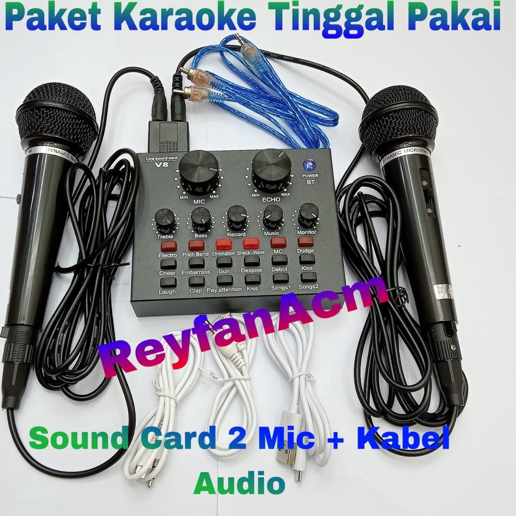 Live Streaming Sound card V8 Mixer SoundCard V8 MIXER Audio USB External Soundcard k C7R2