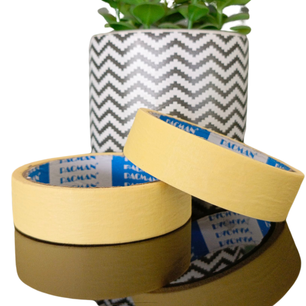 

1 inci x 15 Lakban kertas isolasi selotip masking tape premium termurah