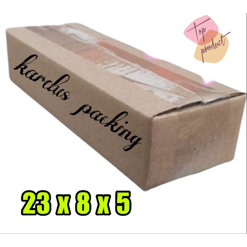 

kardus packing UK 23x8x6 kardus kecil kardus besar