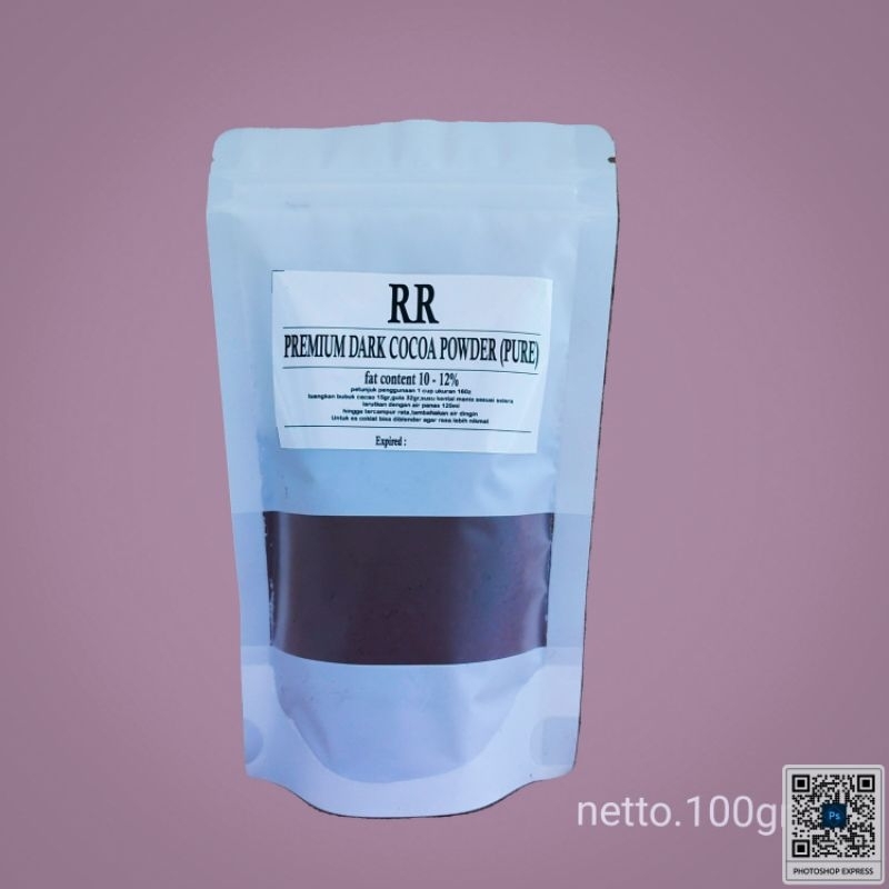 

Bubuk coklat Dark cocoa powder 100 gram