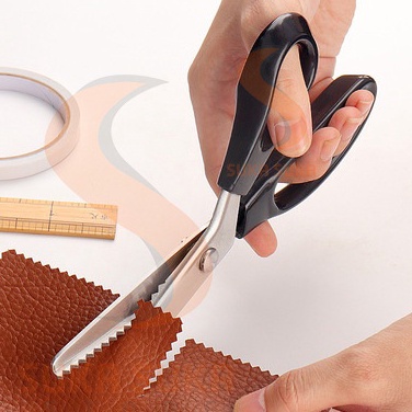 

KODE J17V Gunting Bahan Kain Gerigi ZigZag ZigZag Gelombang Gerigi Ukuran 9 Shears