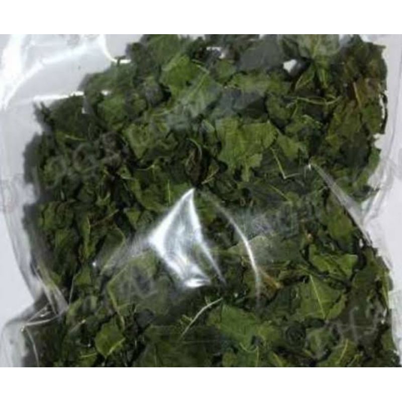 

10 lembar daun pepaya kering