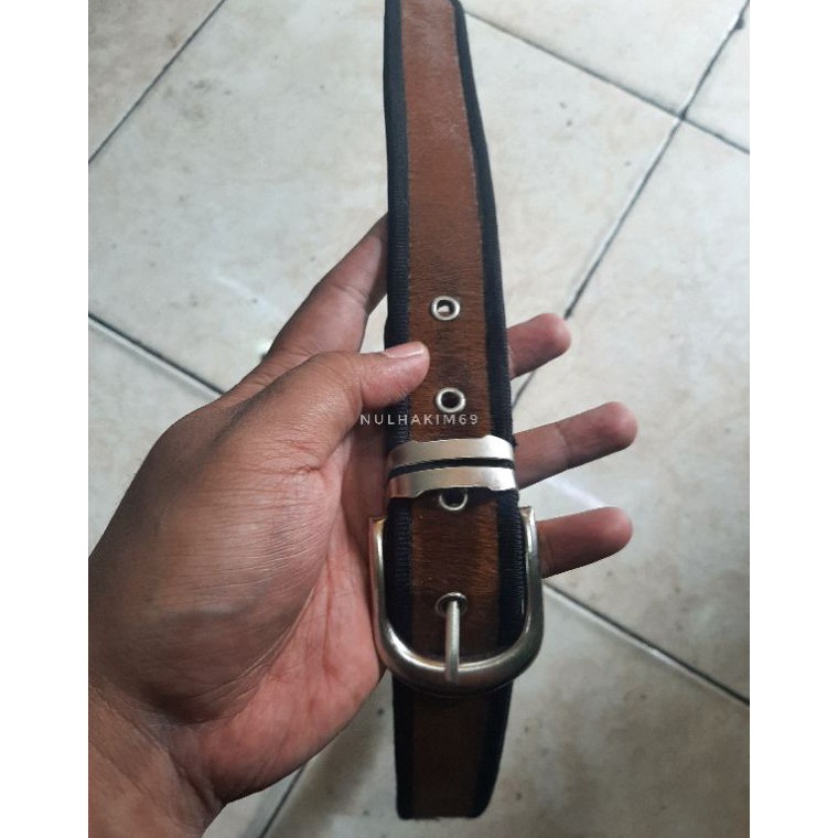 KODE A76J sabuk azimat kulit kijang asli