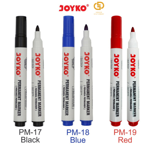 

(1 PCS) Joyko Permanent Marker Spidol Permanen Round Tip