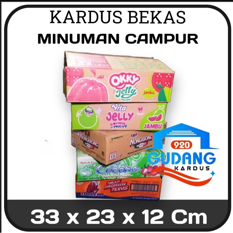 

KARDUS PACKING BEKAS MINUMAN CAMPUR