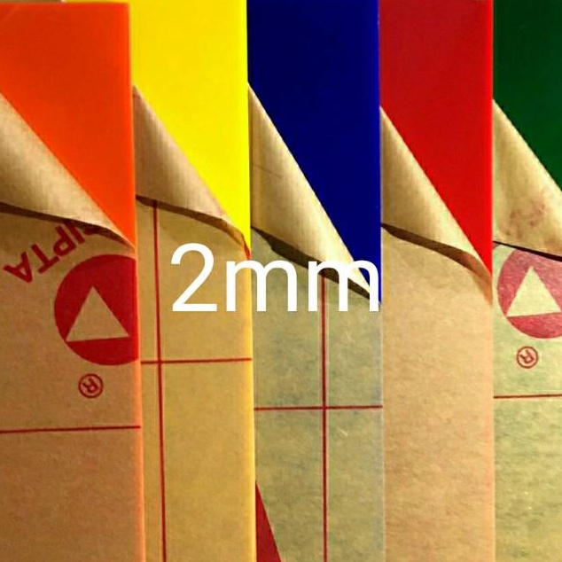 

KODE L8Y Acrylic akrilik lembaran 2mn warna solid ukuran A3 42 X3CM