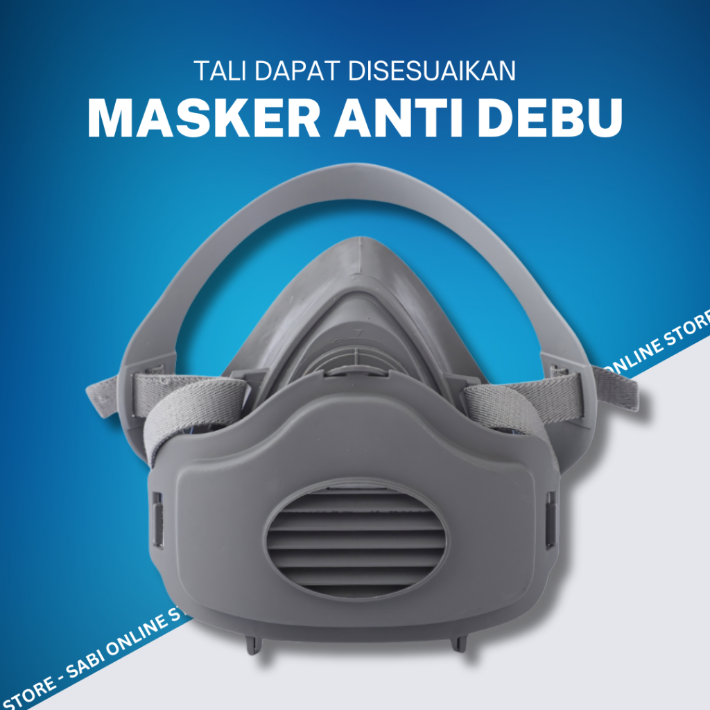 MASKER CAT SEMPROT POLUSI ANTI DEBU / DUST FILTER RESPIRATOR PM2.5