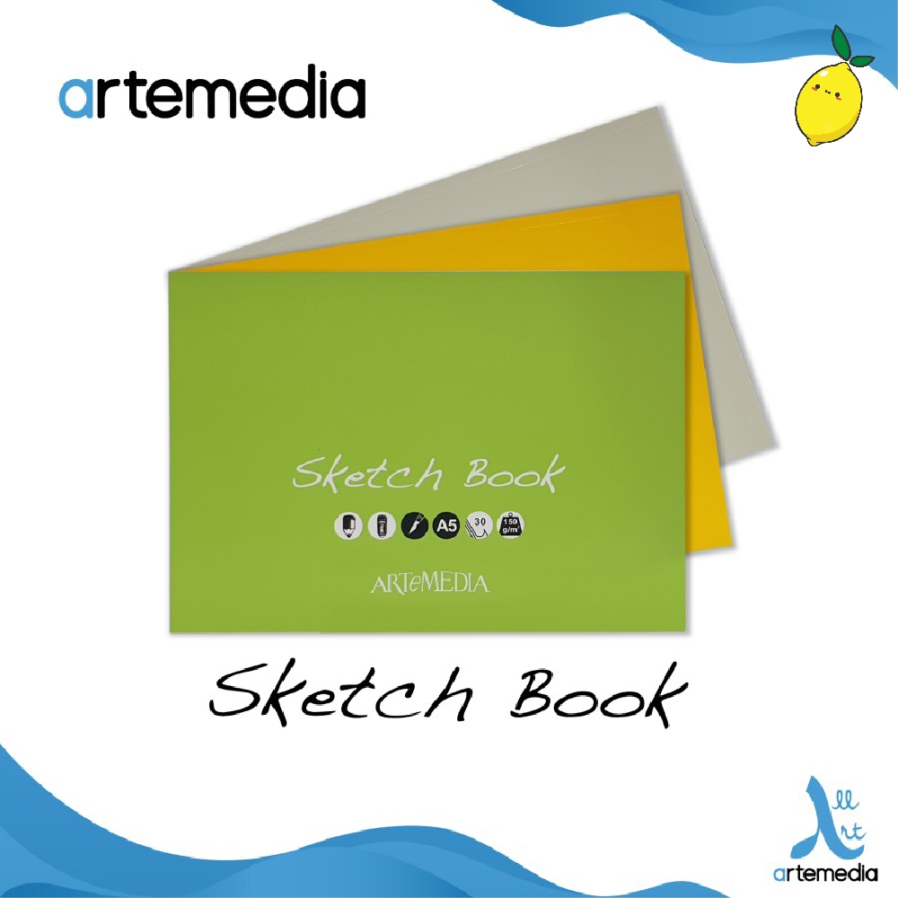 

Artemedia Sketch Book 150gsm 30sheets / Buku Gambar