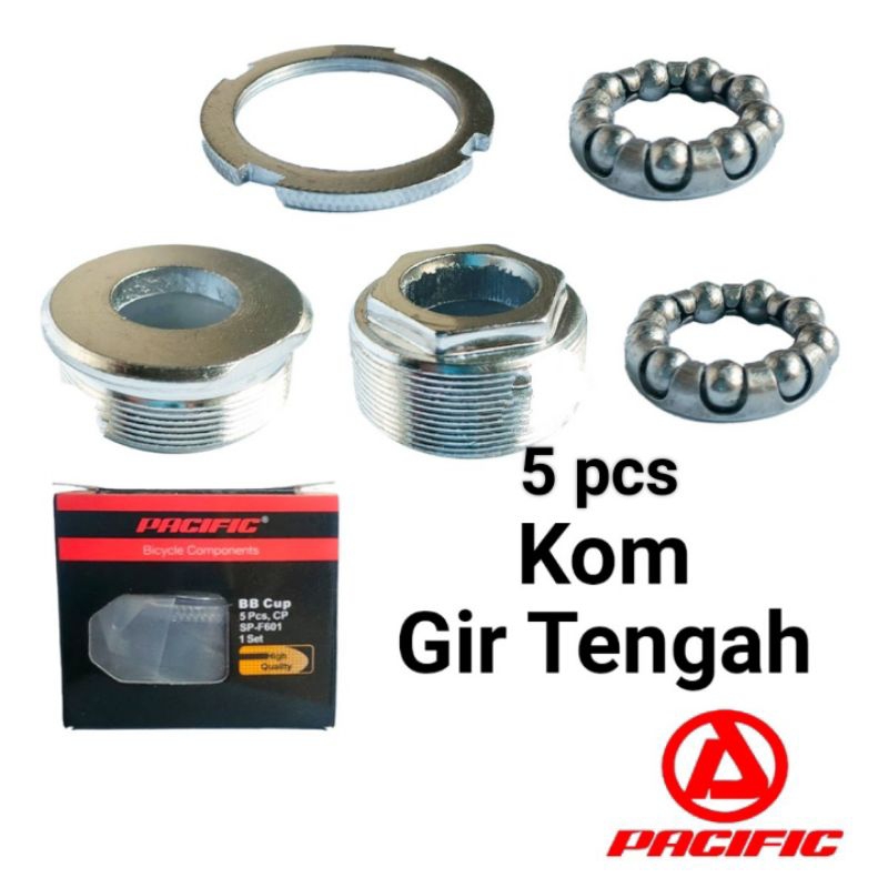 Pacific Kom gir tengah BB cups sepeda MTB mini lipat fixie