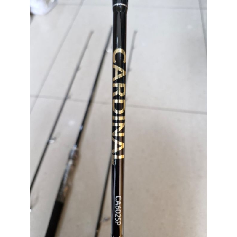joran pancing sambung 2 iroly cardinal bahan carbon