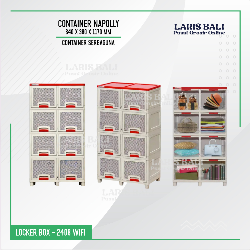 Lemari Rak Sepatu Shoes Box Napolly 4 Susun Estetik Serbaguna