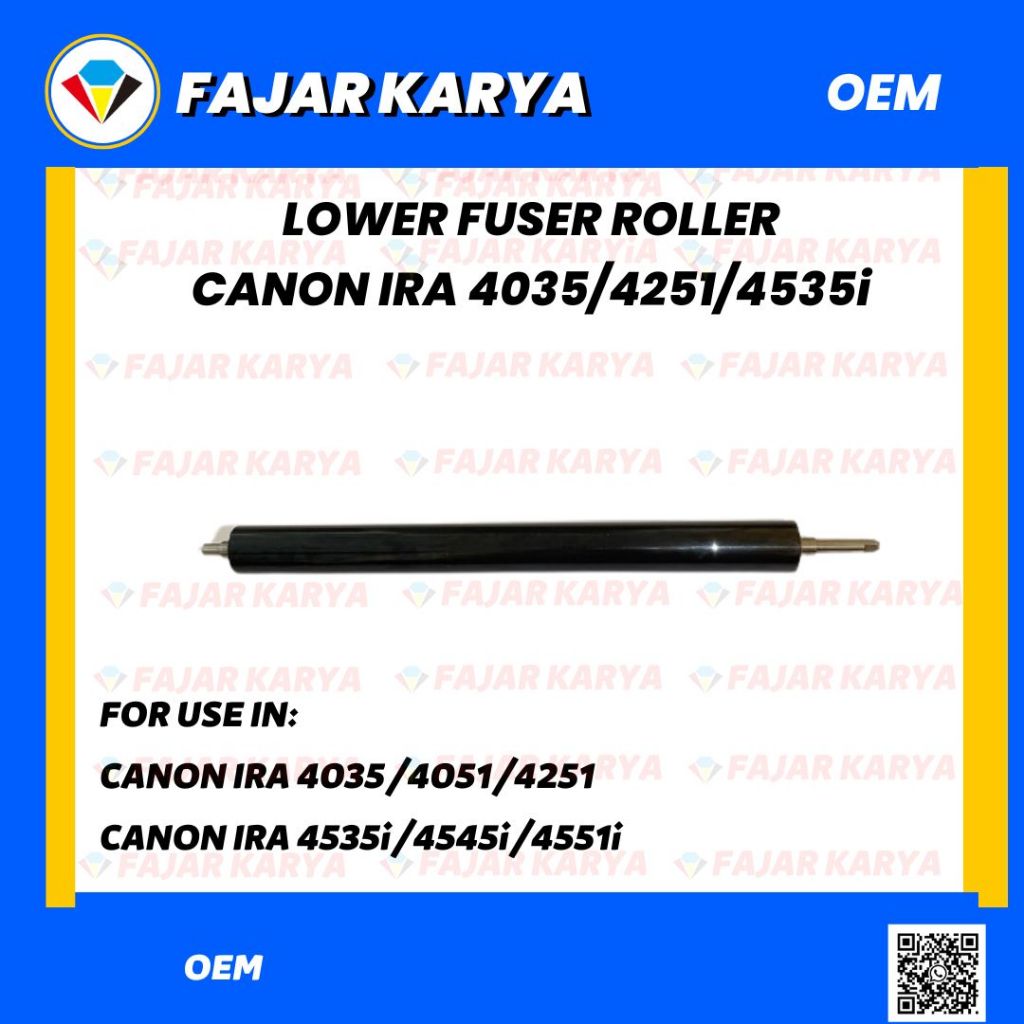 LOWER FUSER ROLLER CANON IRA 4251/4535I/4051