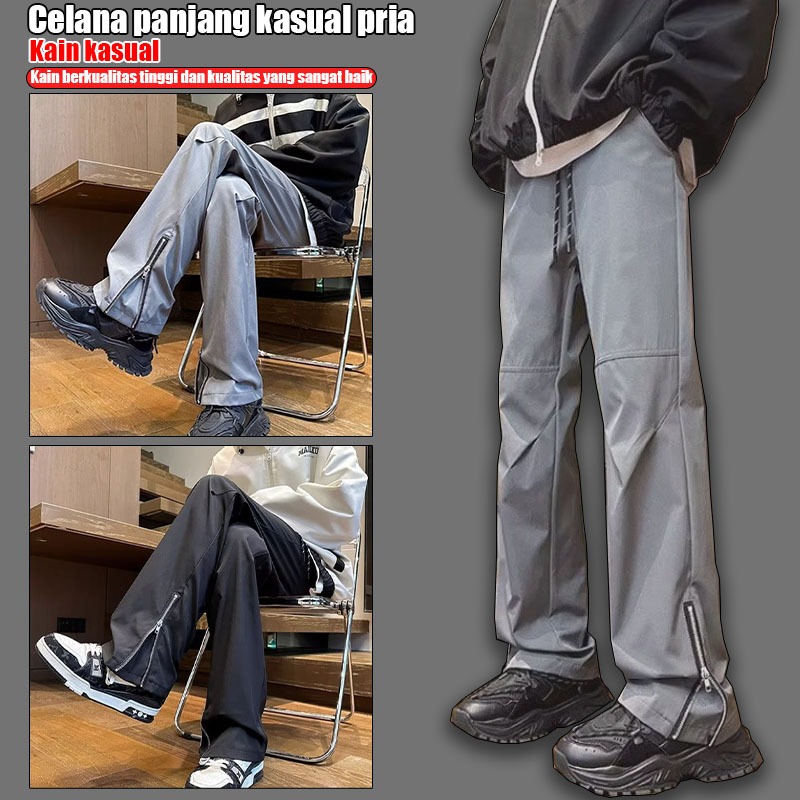 celana bahan pria celana casual pria Celana panjang cowok keren celana cowok panjang kekinian celana