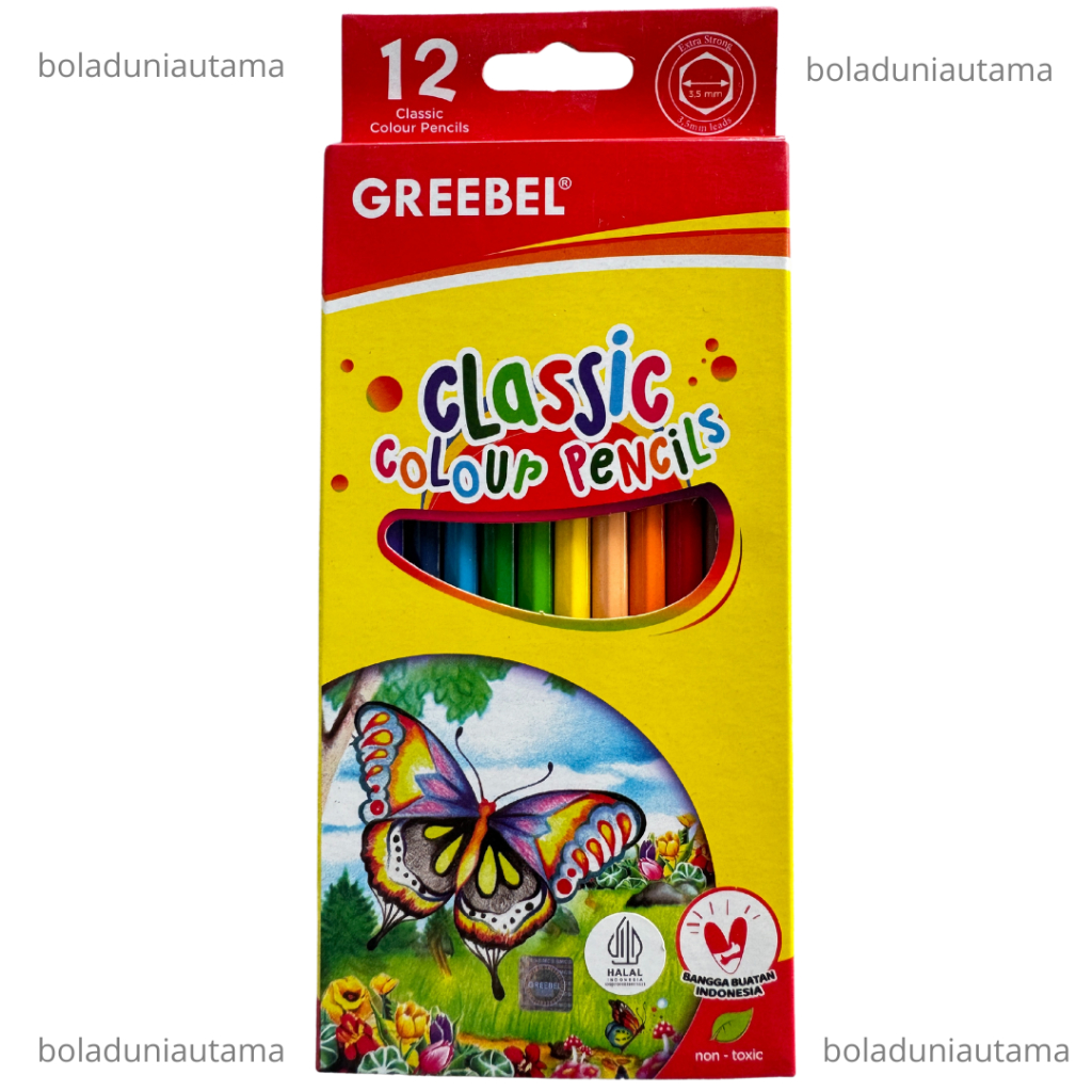 

pensil warna greebel panjang // pensil warna untuk menggambar // pensil warna untuk sekolah // berkualitas premium
