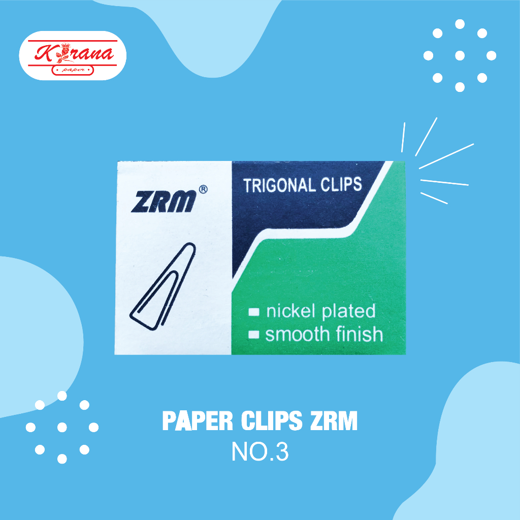 

Trigonal Paper Clip ZRM NO.3 / Penjepit Kertas