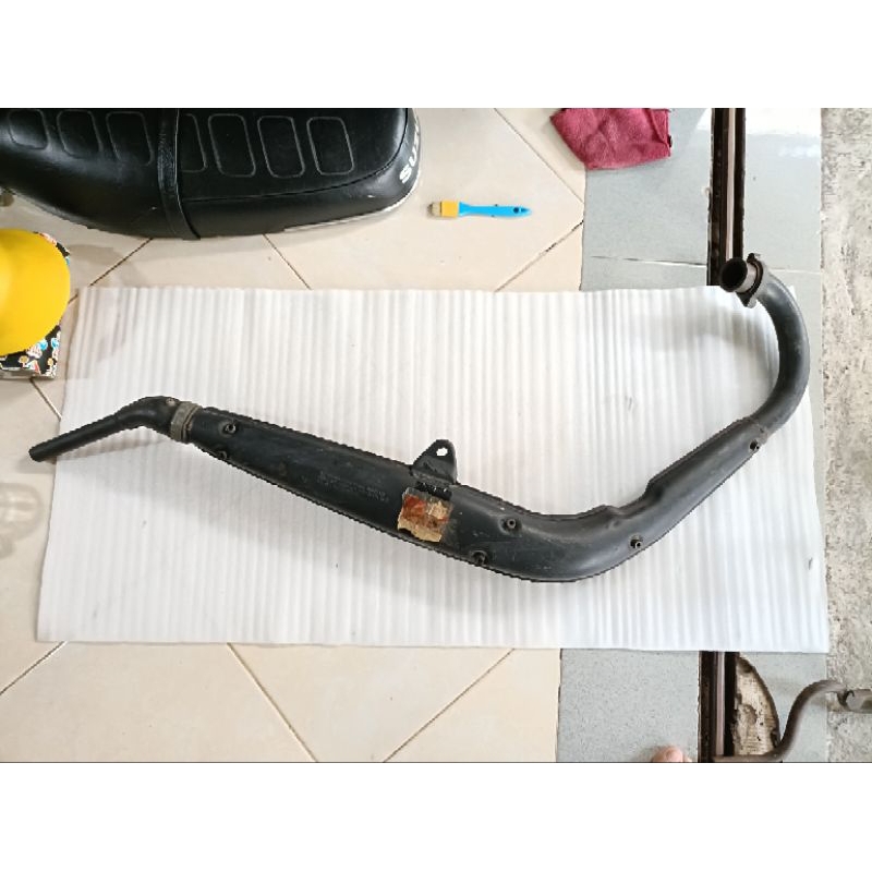 knalpot ts125 honco ts100 honco ts duster original nos made in japan