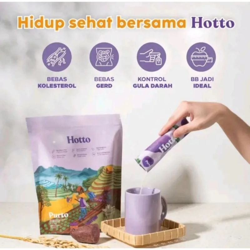 

HOTTO PURTO MULTIGRAIN WITH PURPLE POTATO MINUMAN KESEHATAN, DIET SEHAT