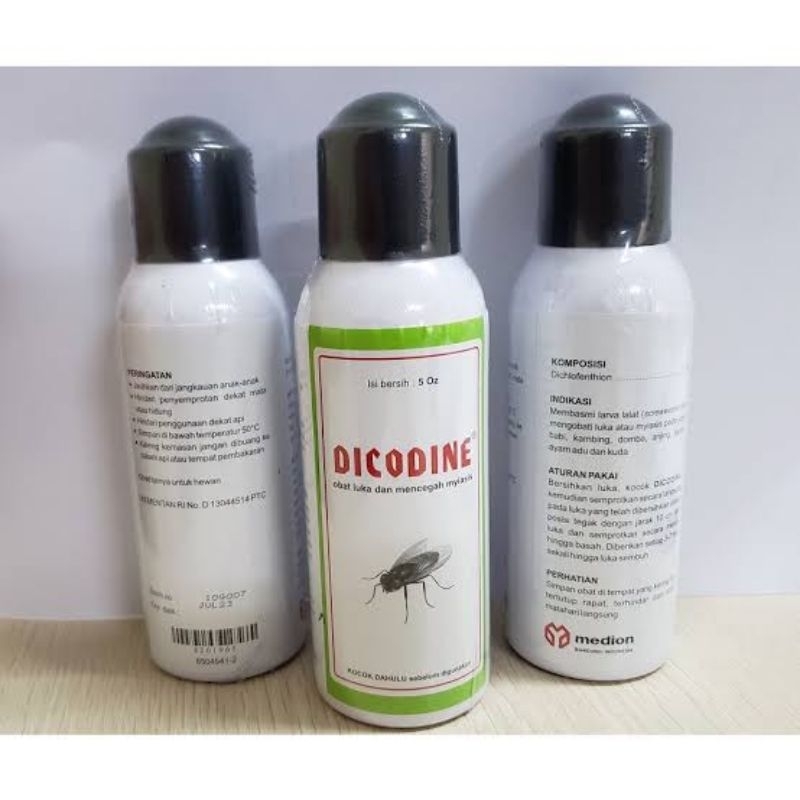 DICODINE GUSANEX MINI OBAT LALAT LUKA HEWAN