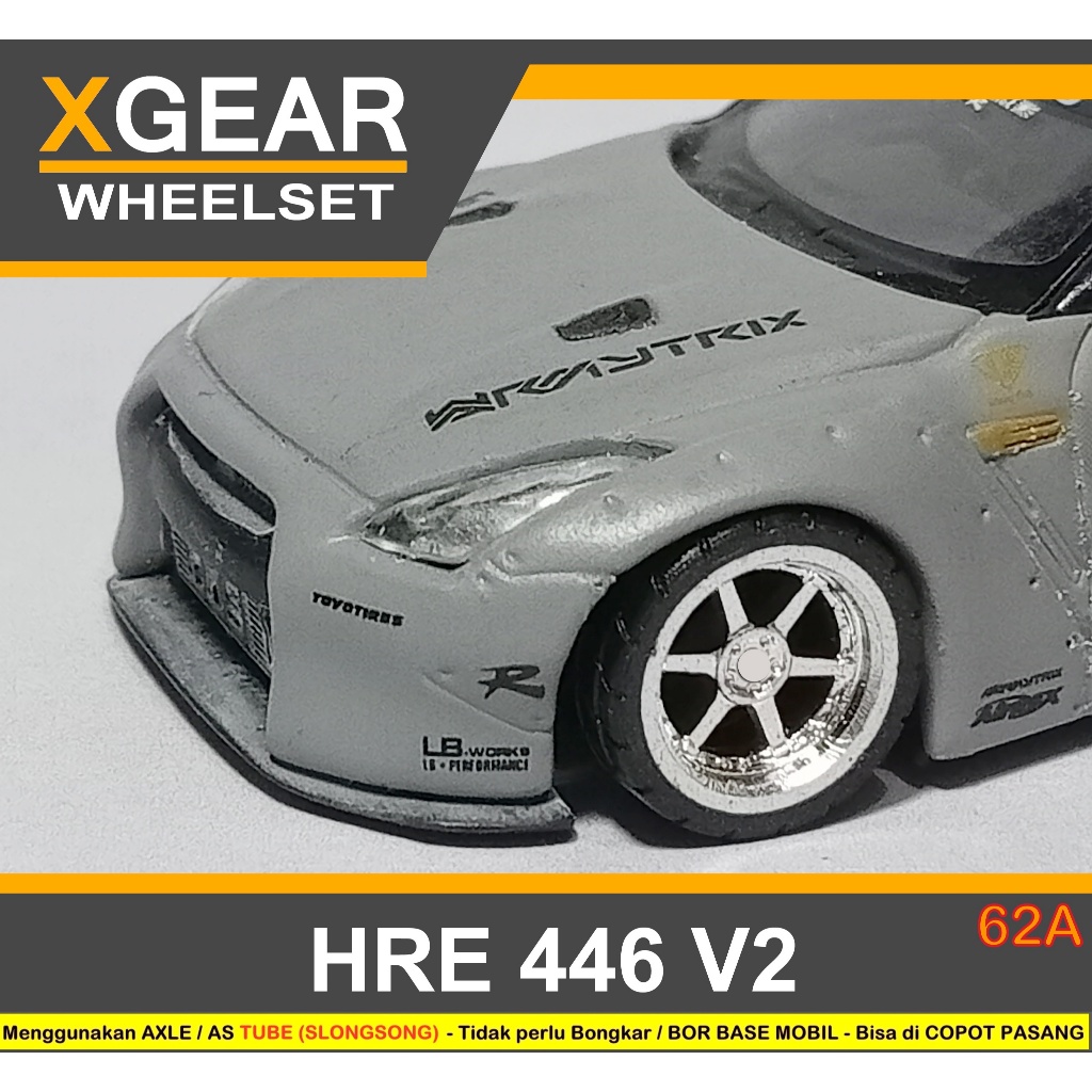 HRE 446 V2 62A XGEAR PREMIUM WHEELS 10mm TYREBOMB