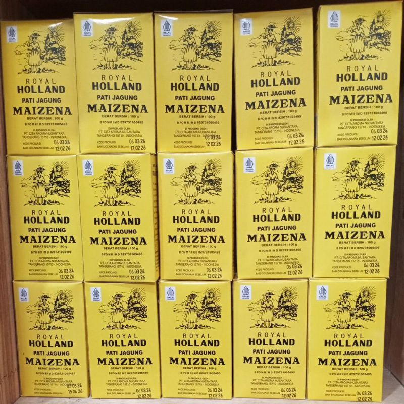 

Tepung Maezena / Tepung Jagung Holland 100gr