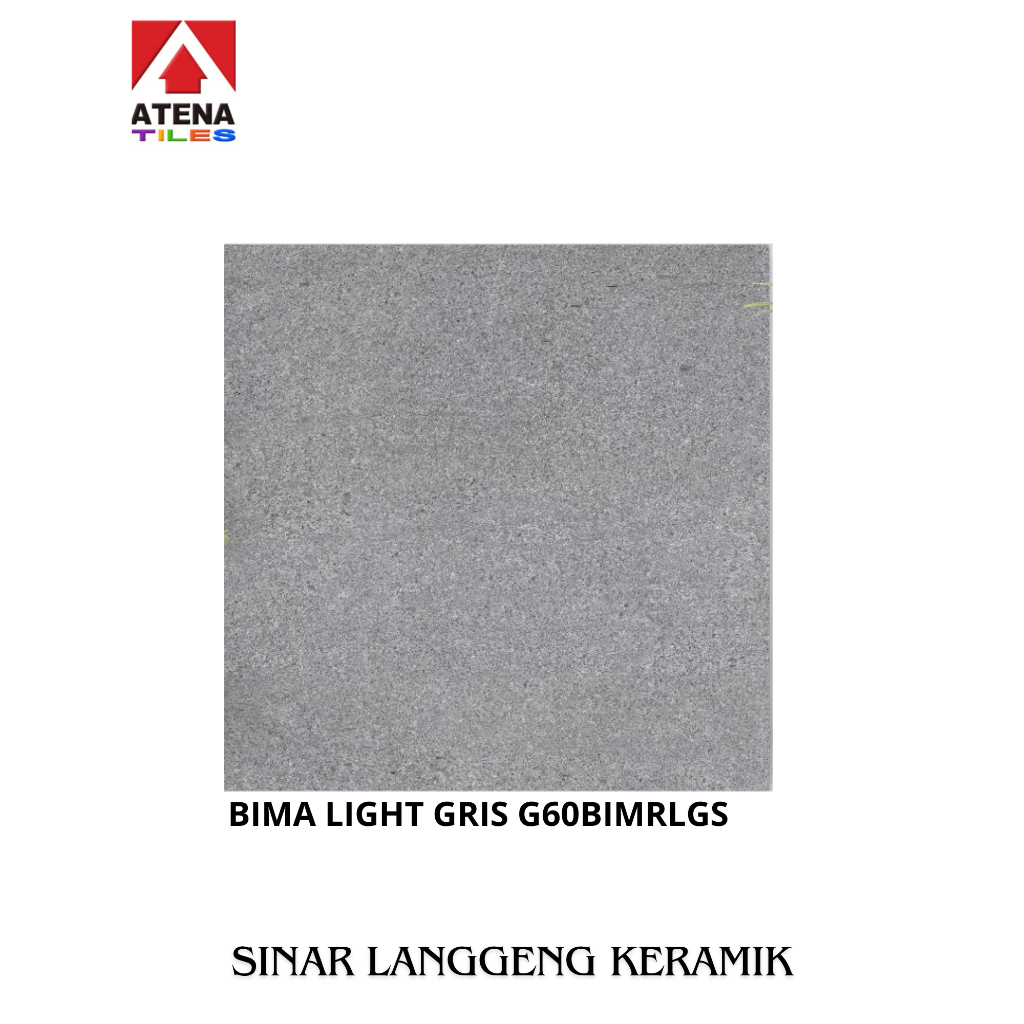 GRANIT ATENA/BIMA LIGHT GRIS G60BIMRLGS/60x60/LANTAI/DINDING