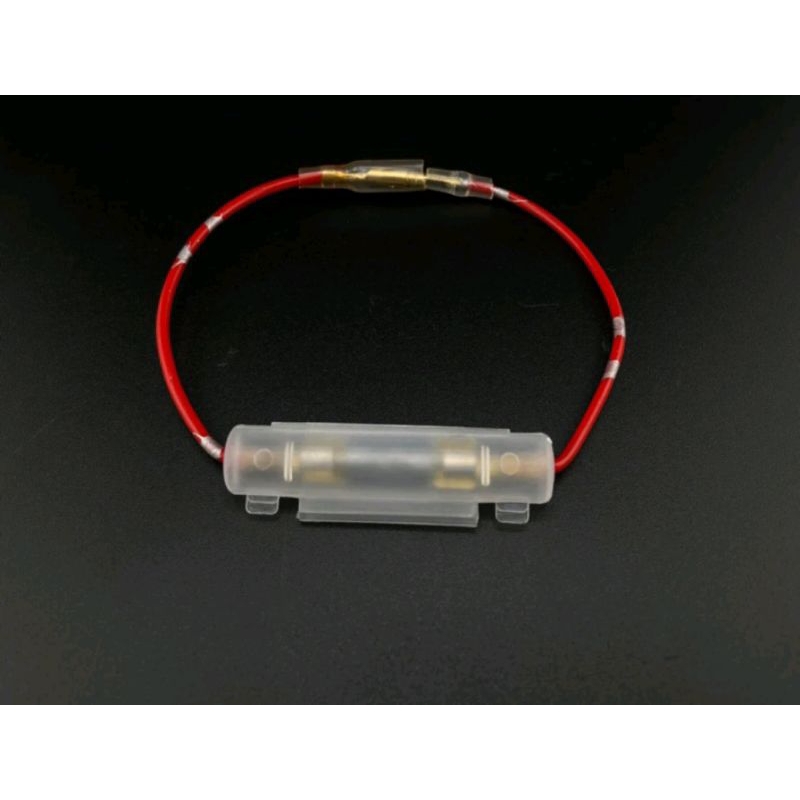 Rumah Sekring Tabung Bulat / Rumah Sekring Botol / Box Sekring Bulat Universal Semua Motor