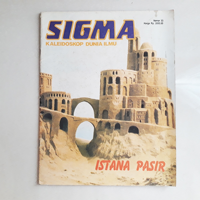 3 buku Majalah Sigma Kaleidoskop Dunia Ilmu no. 32, 33 dan 34 (3 BUKU)