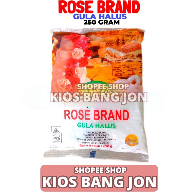 

Rose Brand Gula Halus 250 Gram