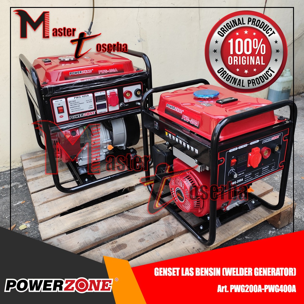 Genset las bensin 1 Phase Welder Generator mesin genset bisa ngelas