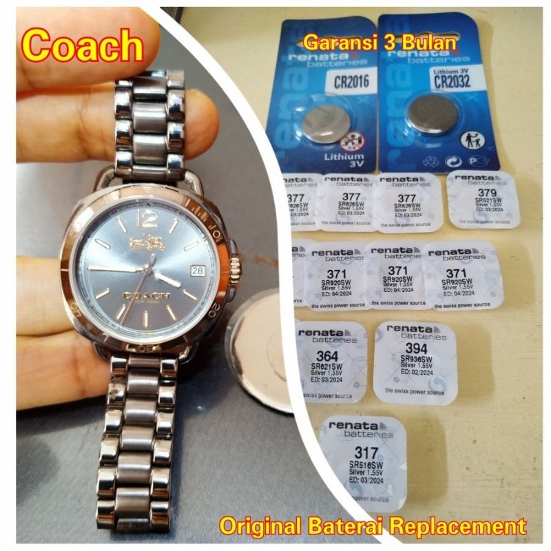 Baterai jam coach Original
