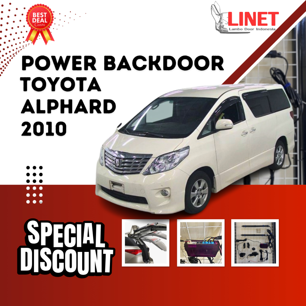 POWER BACK DOOR TOYOTA ALPHARD 2010 OEM BERGARANSI