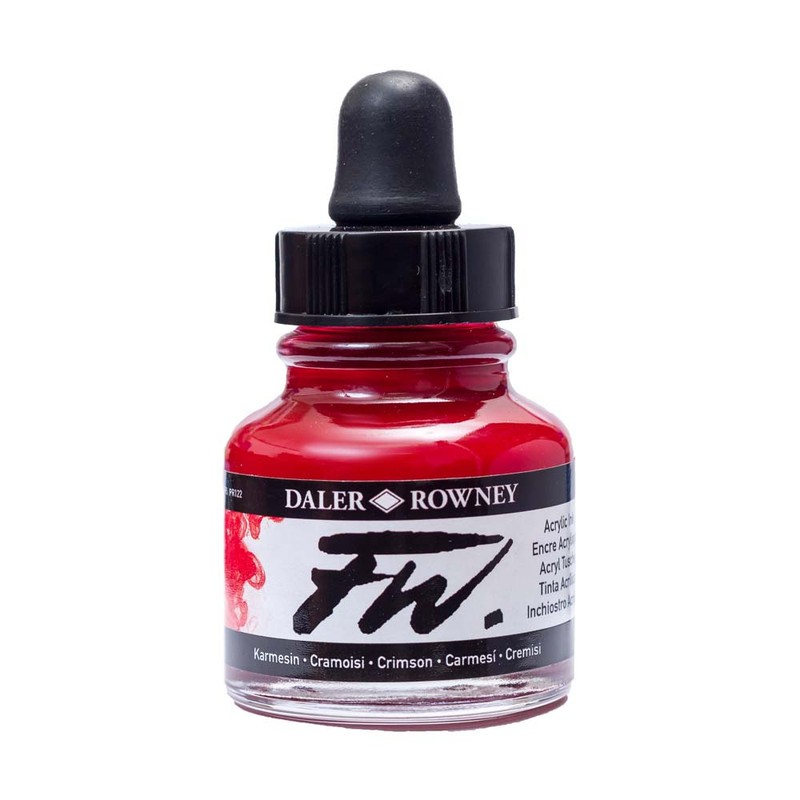 

Daler Rowney Fw Ink 29.5Ml Red & Pink Series