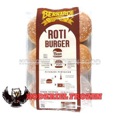 

BERNARDI BURGER BUN Wijen Isi 6 300gr - ROTI BURGER