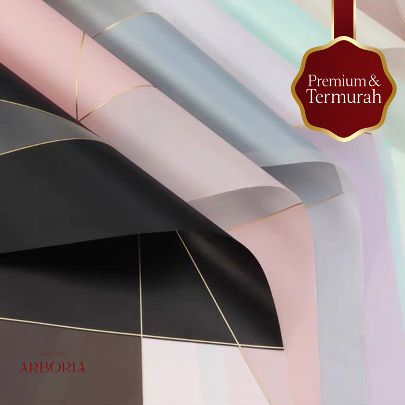 

[TERMURAH!!] GEOMETRY PATTERN Flower Wrapping Paper / Kertas Cellophane / Kertas Bunga / Kertas Kado
